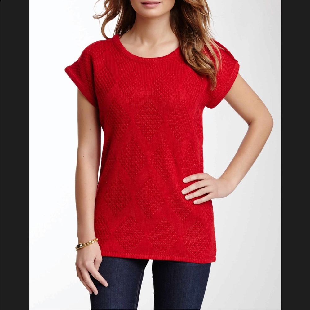 ✨Cap sleeve sweater tunic. Excellent condition✨
